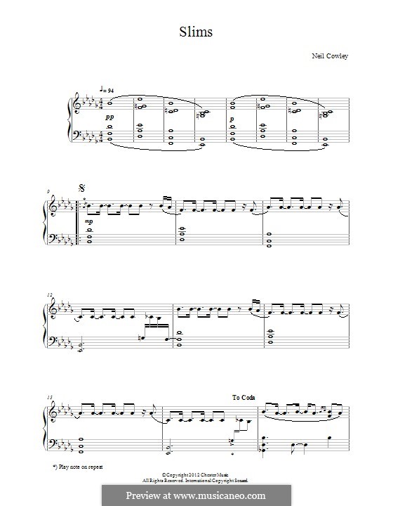 Slims: Para Piano by Neil Cowley