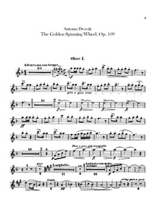 Zlatý kolovrat (The Golden Spinning Wheel), B.197 Op.109: Oboes e coral ingleses by Antonín Dvořák