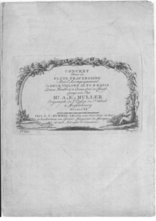 Flute Concerto in G Major, Op.6: Flute Concerto in G Major by August Eberhard Müller