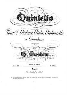 String Quintet No.13 in G Major, Op.35: Partes by Georges Onslow