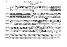 Overture: para piano de quadro mãos by Gioacchino Rossini