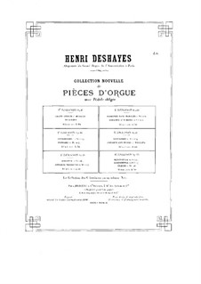 Cantabile and Andante con fuoco avec Toccata, Op.21: Cantabile and Andante con fuoco avec Toccata by Henri Deshayes