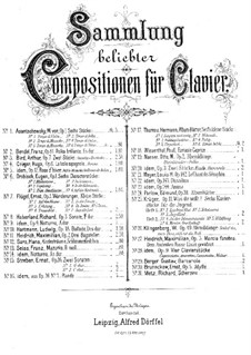 Six Characteristic Pieces, Op.1: Six Characteristic Pieces by Eugen Drobisch