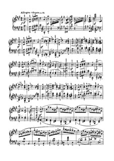 Concerto for Piano and Orchestra in A Minor, Op.54: Movement III – piano solo part by Robert Schumann