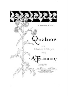 Quartet for Two Oboes and Two Bassoons: Quartet for Two Oboes and Two Bassoons by Ange Flégier