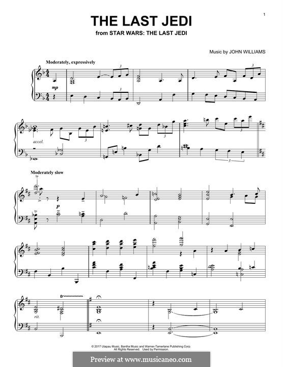 The Last Jedi: Para Piano by John Williams