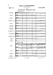 Henry VIII: Ballet Divertissement by Camille Saint-Saëns