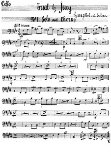 Trial by Jury: parte violoncelo by Arthur Seymour Sullivan