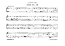 Ricercari: livro I by Andrea Gabrieli