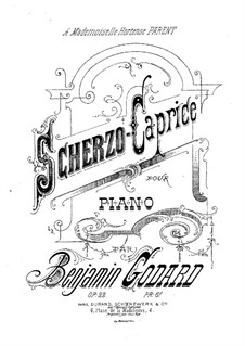 Scherzo-Caprice in A Minor, Op.22: Scherzo-Caprice in A Minor by Benjamin Godard