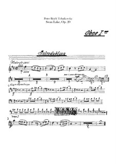 Complete Ballet: parte de oboes by Pyotr Tchaikovsky