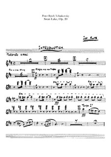 Complete Ballet: parte de flautas by Pyotr Tchaikovsky