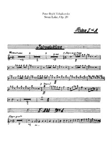 Complete Ballet: parte Cornetas by Pyotr Tchaikovsky