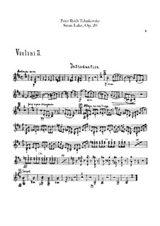 Complete Ballet: violinos parte II by Pyotr Tchaikovsky