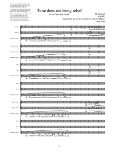 Piece for 6 voices and 6 Contrabass clarinets, MVWV 1192: Piece for 6 voices and 6 Contrabass clarinets by Maurice Verheul