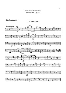 Complete Ballet: Parte contrabaixo by Pyotr Tchaikovsky