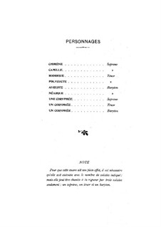 La gloire de Corneille (Glory of Corneille), Op.126: La gloire de Corneille (Glory of Corneille) by Camille Saint-Saëns