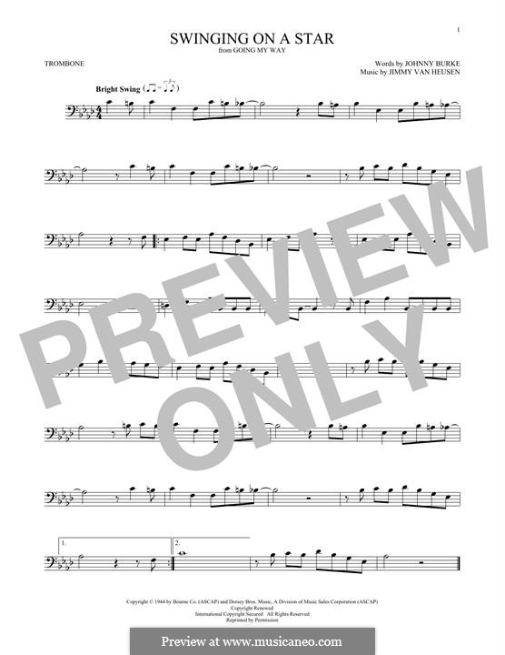 Swinging on a Star: para trombone by Jimmy Van Heusen