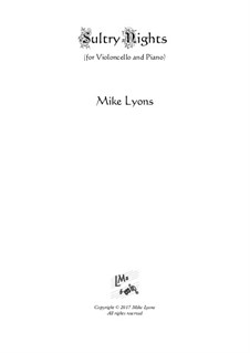 Sultry Nights: para Violoncelo e piano by Mike Lyons