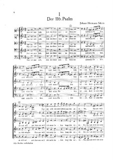 Psalm No.116: Psalm No.116 by Johann Hermann Schein