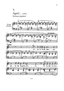 Apri!: Para vocais e piano by Francesco Paolo Tosti