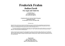 Indian Earth: For oboe (flute), Bb clarinet, bassoon and organ by Frederick Frahm