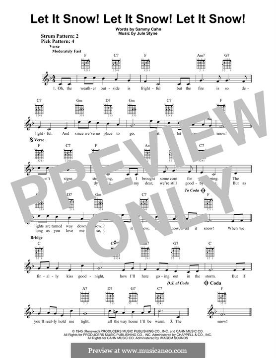Guitar version: para um único musico (Editado por H. Bulow) by Jule Styne