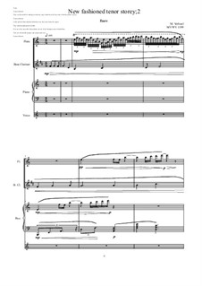 Piece for Flute, Bass clarinet, Voice and Piano No.2, MVWV 1199: Piece for Flute, Bass clarinet, Voice and Piano No.2 by Maurice Verheul