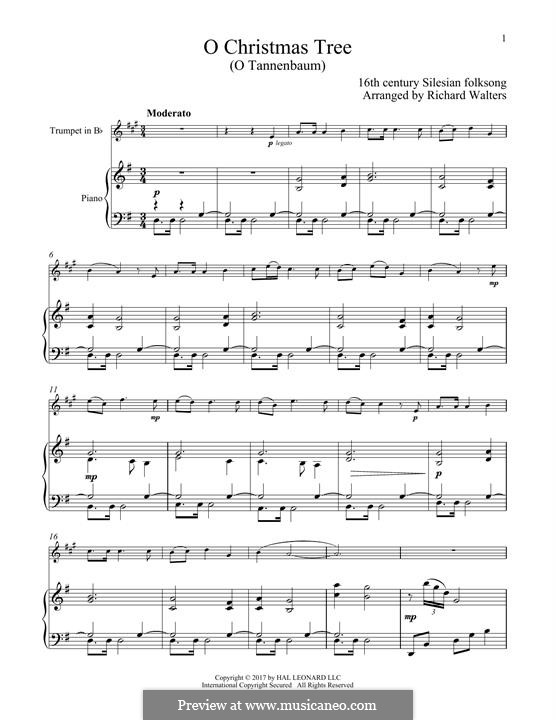 Vocal-instrumental version (printable scores): para trompeta e piano by folklore