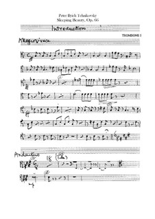 Complete Opera: Trombones Partes I -II by Pyotr Tchaikovsky