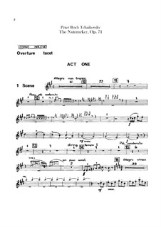 Complete Ballet: English horn parts by Pyotr Tchaikovsky
