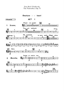 Complete Ballet: parte de trombones e tubas by Pyotr Tchaikovsky