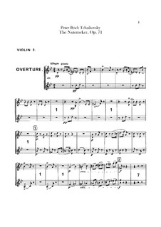Complete Ballet: violinos parte II by Pyotr Tchaikovsky