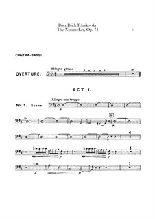 Complete Ballet: Parte contrabaixo by Pyotr Tchaikovsky