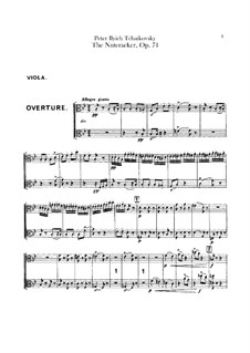 Complete Ballet: parte violas by Pyotr Tchaikovsky