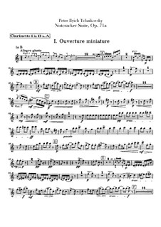 Complete Movements: parte clarinetas by Pyotr Tchaikovsky