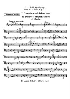 Complete Movements: parte de trombones e tubas by Pyotr Tchaikovsky