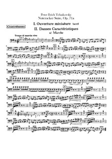 Complete Movements: Parte contrabaixo by Pyotr Tchaikovsky