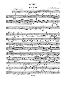 String Octet in C Major, Op.176: viola parte II by Joseph Joachim Raff