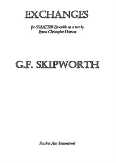 Exchanges: Exchanges by George Skipworth