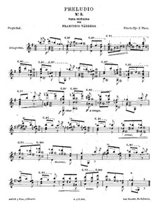 Preludes: introdução No.3 by Francisco Tárrega