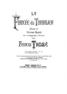 La fiancée du timbalier: Para Piano by Francis Thomé