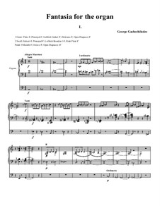 Fantasy for the organ in three parts: Fantasy for the organ in three parts by George Gachechiladze