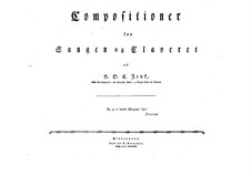 Selim and Mirza: Book I. Arrangement for soloits, choir and piano by Hardenack Otto Conrad Zinck
