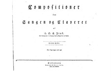 Selim and Mirza: Book III. Arrangement for soloits, choir and piano by Hardenack Otto Conrad Zinck