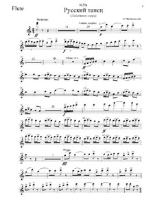 No.20a Danse russe: partitura completa by Pyotr Tchaikovsky