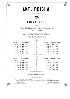 Woodwind Quintet in F Major, Op.100 No.1: parte fagote by Anton Reicha