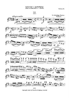 No.4: Para violino e piano – Parte de solo by Samuel Coleridge-Taylor