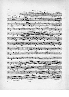 Quartet for Flute and Strings: parte violoncelo by Louis François Philippe Drouet