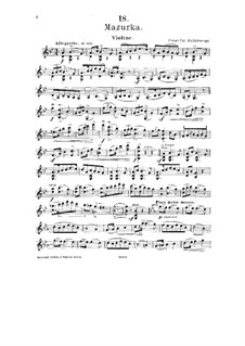 No.18 Mazurka: Parte de solo by César Cui